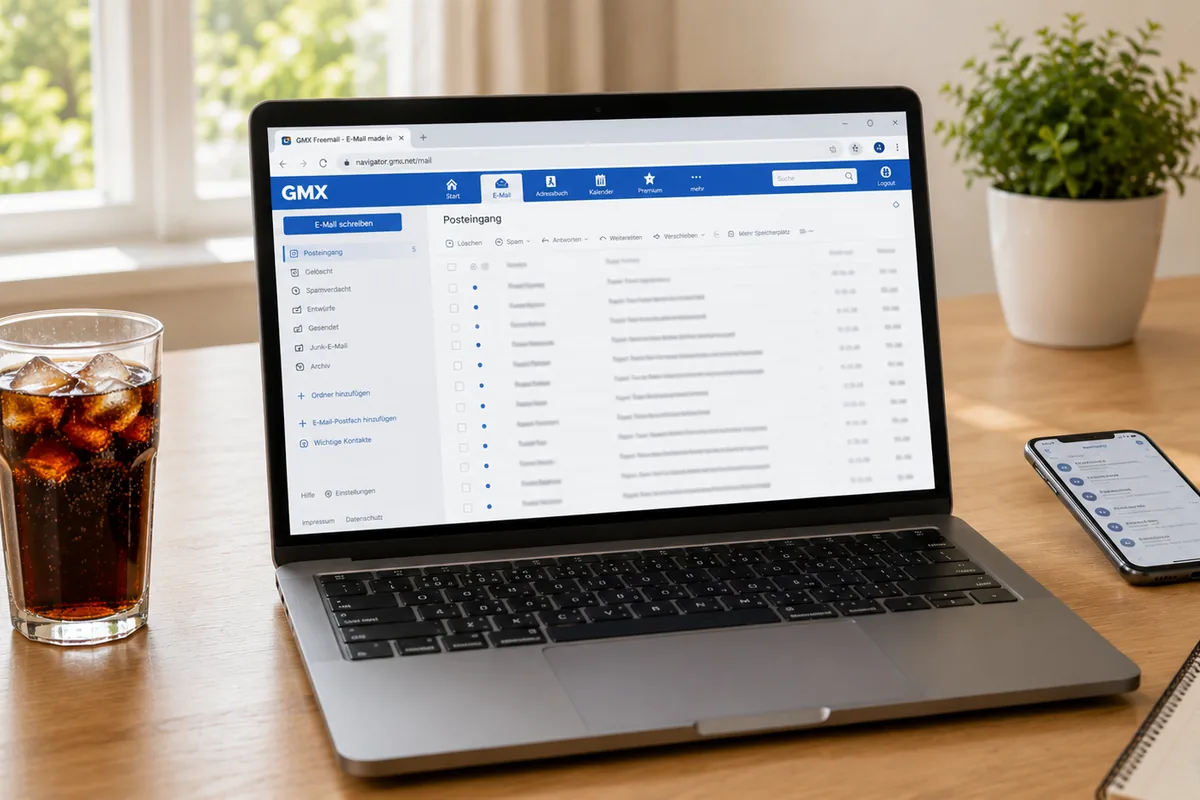 GMX-Webmail im Browser: Login, IMAP und App im Überblick