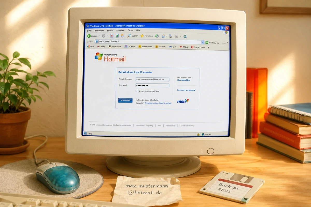 Hotmail Login - altes @hotmail.com Postfach heute über Outlook.com erreichen