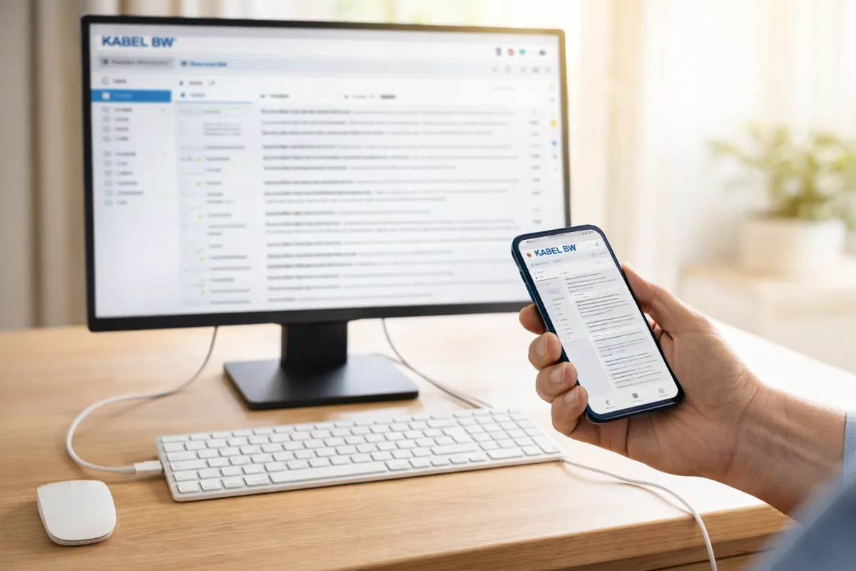 Kabel BW Mail - Webmail Login und Einstellungen