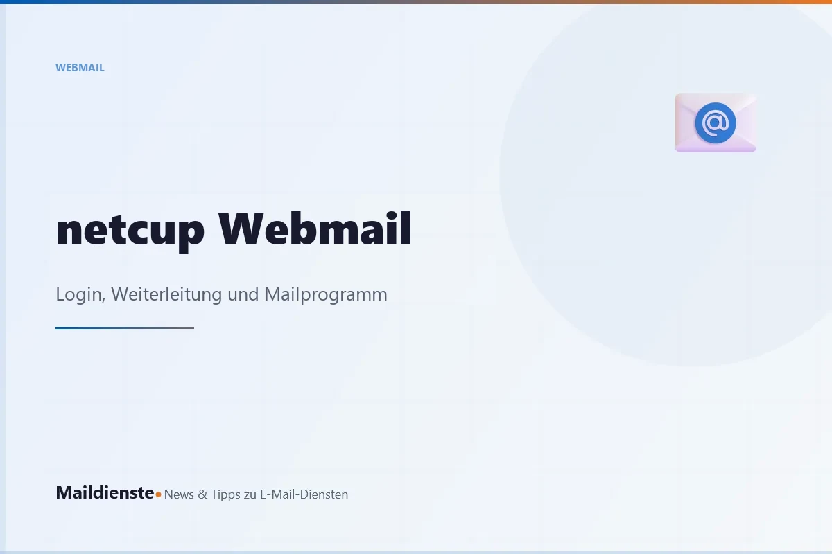 netcup Webmail: Login, Weiterleitung und Mailprogramm