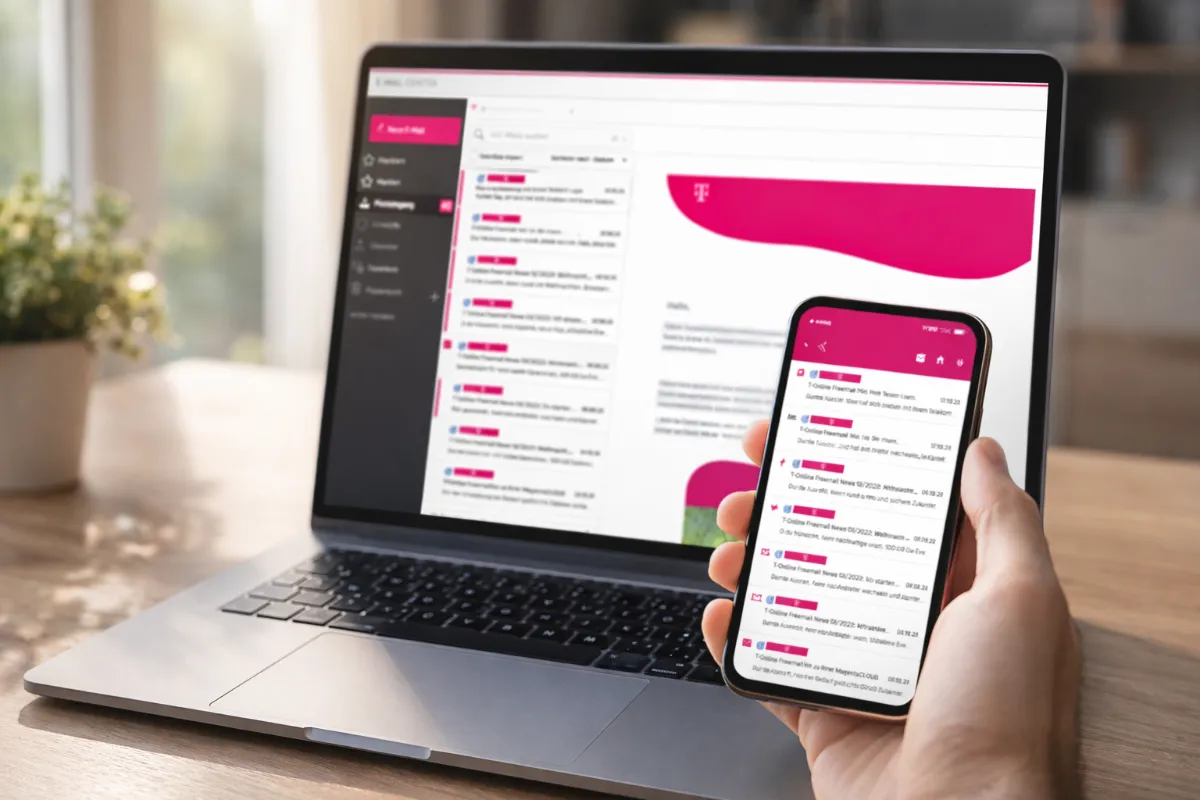 Telekom E-Mail Login - T-Online Posteingang im Browser aufrufen