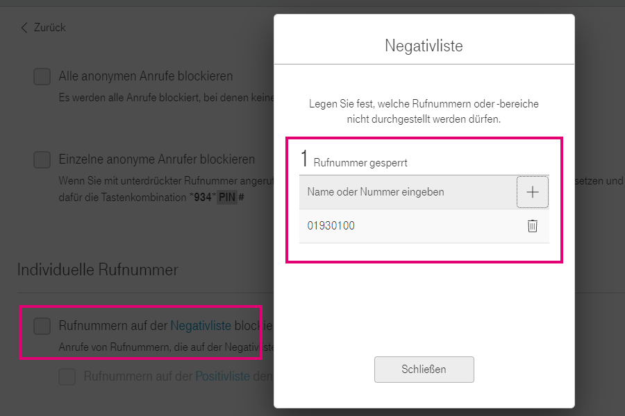Die Gewählte Nummer Ist Nicht Vergeben Telekom Telefonnummer 01930100 | abschalten, blockieren bei der Telekom