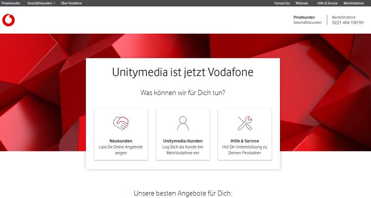 Unitymedia ist jetzt Vodafone